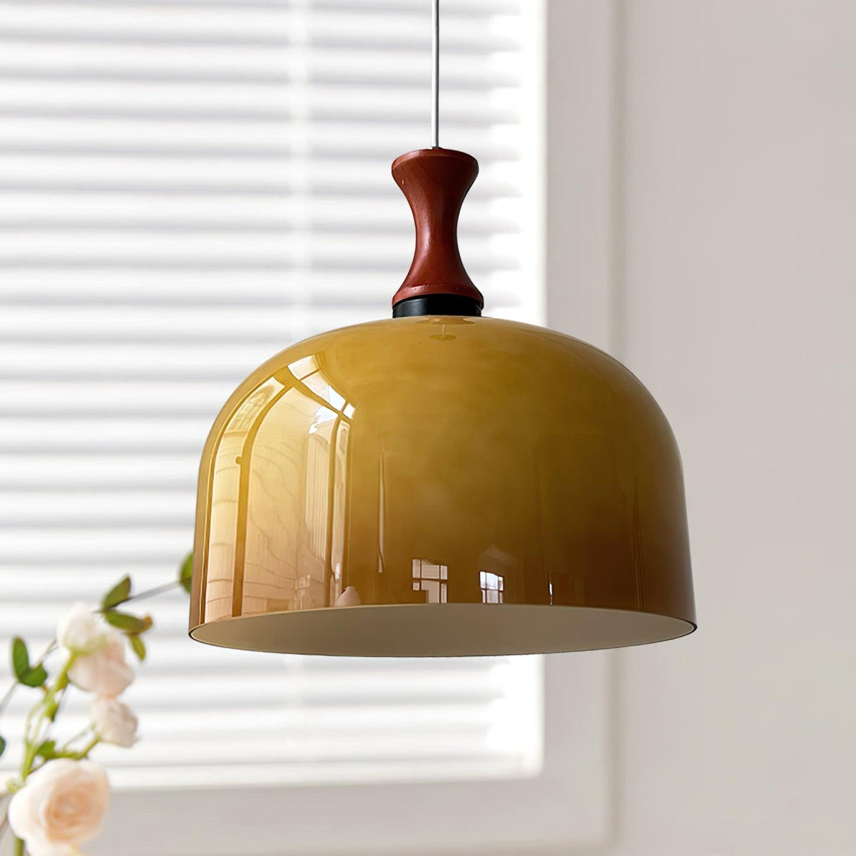 Lioraer Pendelleuchte aus Glas im Retro-Stil