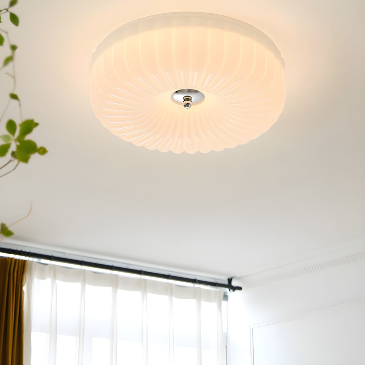 Arisha Modern LED Glas Deckenleuchte Schlafzimmer