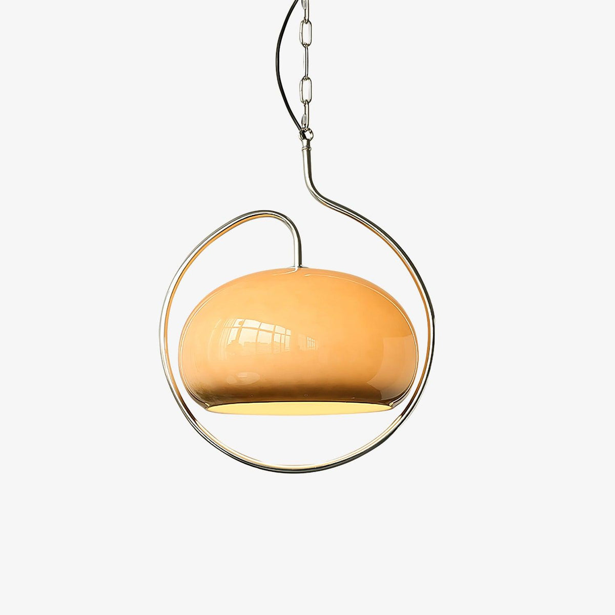Xune Pendelleuchte aus Glas im Retro-Stil