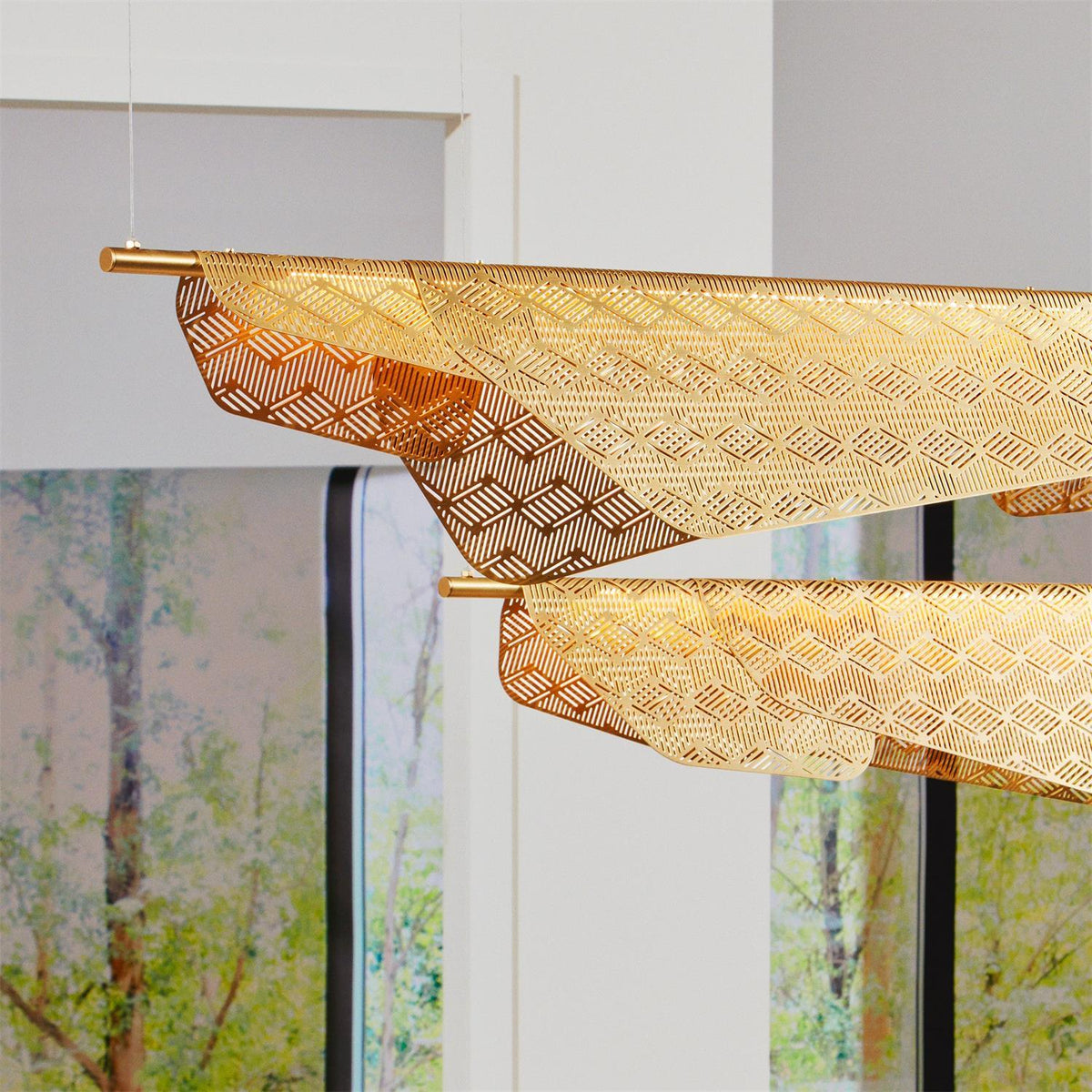 Aella Postmodern luxuriöse Kunst-Pendelleuchte