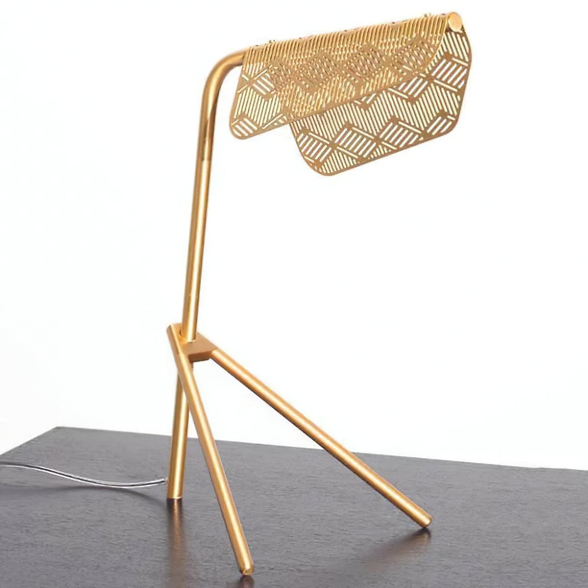 Lattice Gold Geometrische Tischleuchte