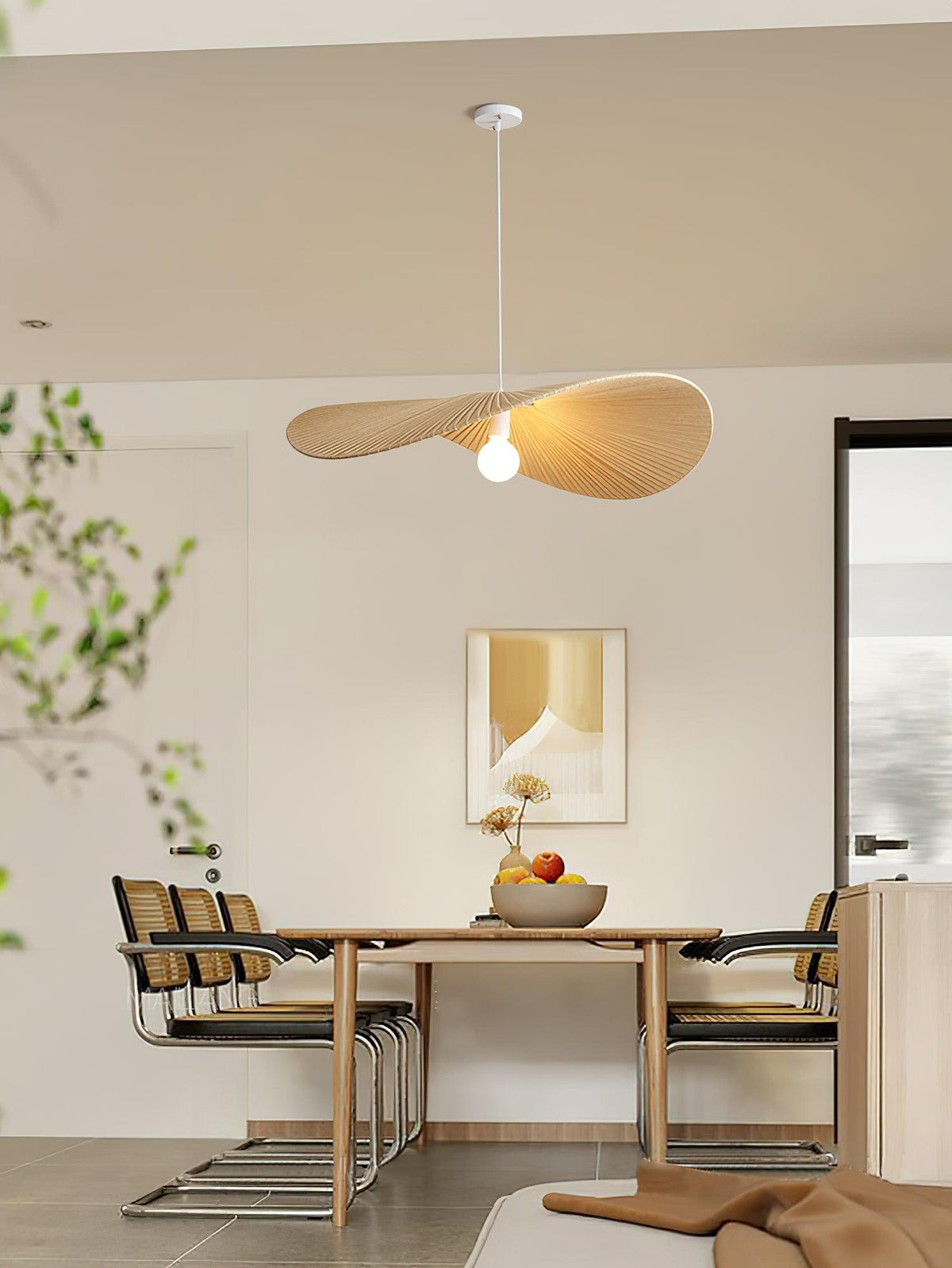 Cedrin Pendelleuchte Wave Natural