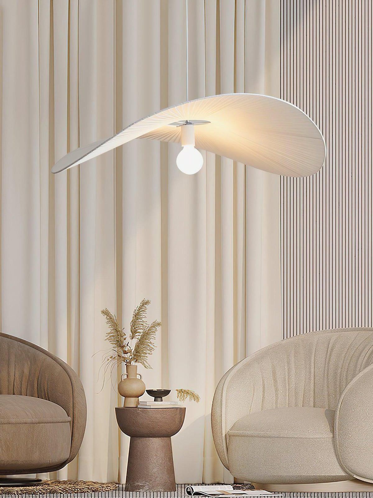 Cedrin Pendelleuchte Wave Natural