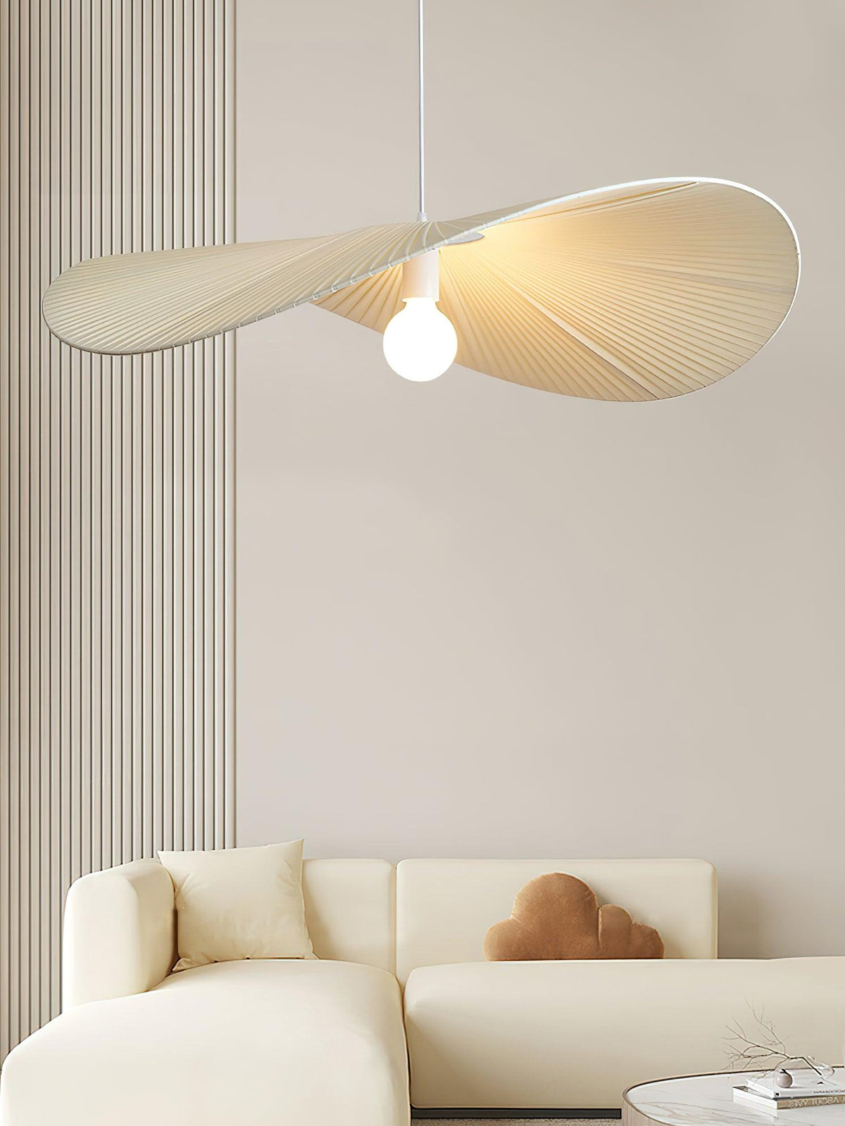 Cedrin Pendelleuchte Wave Natural