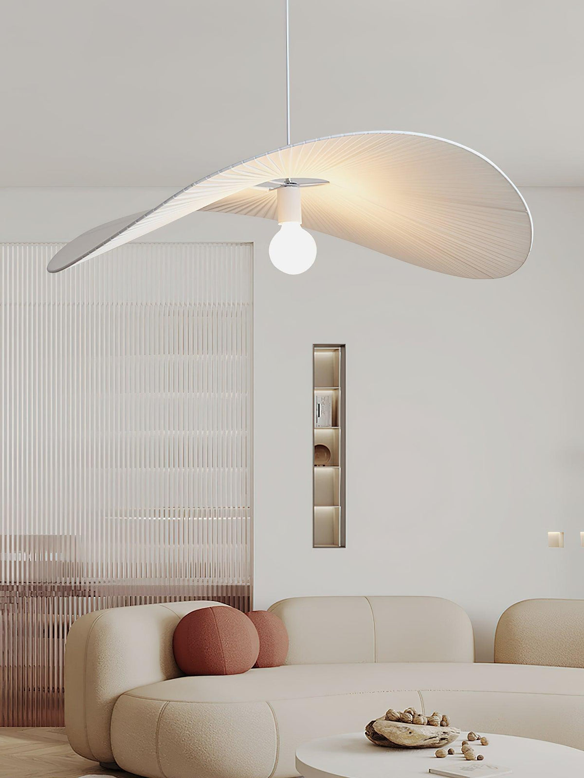 Cedrin Pendelleuchte Wave Natural