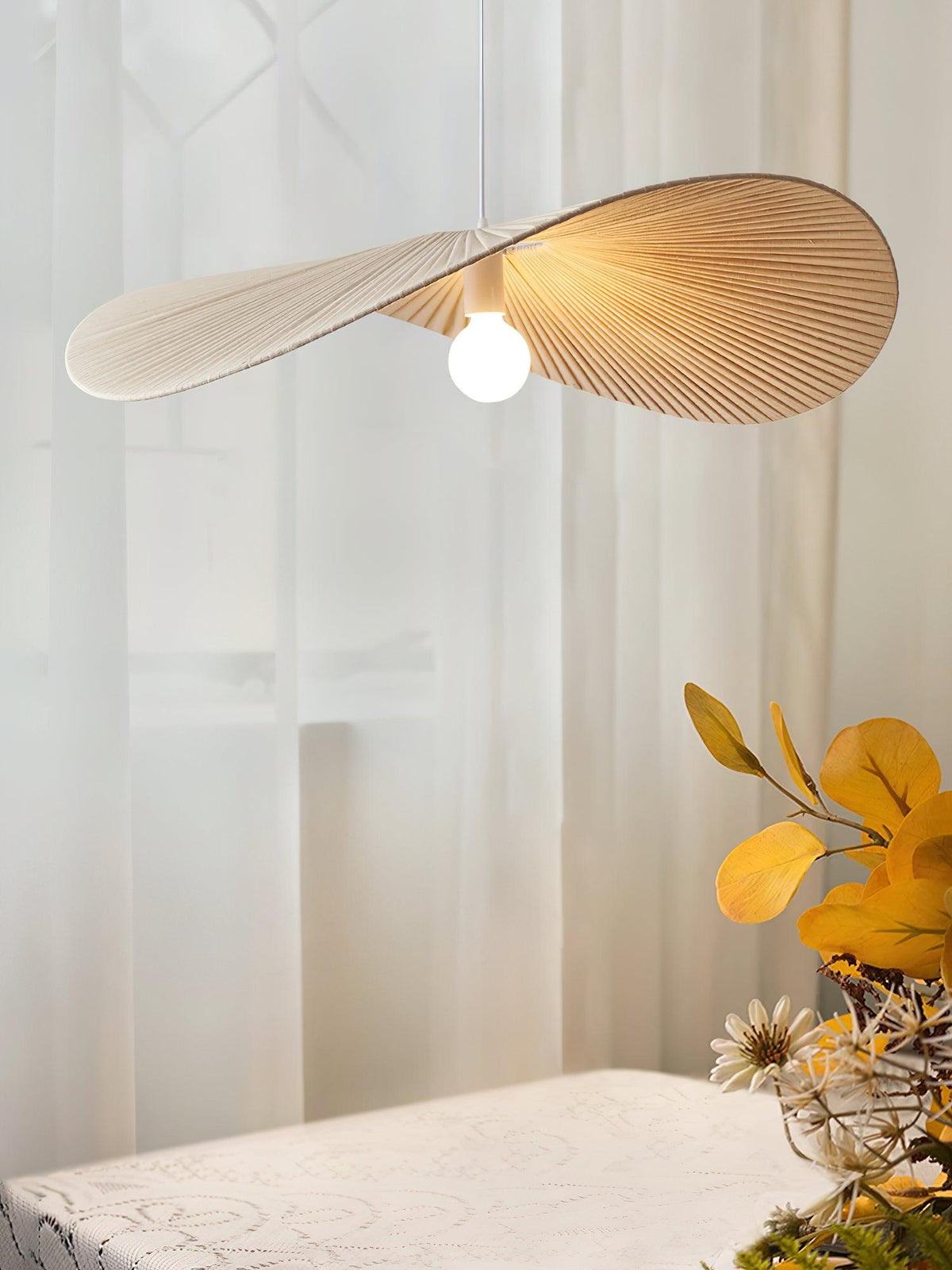 Cedrin Pendelleuchte Wave Natural