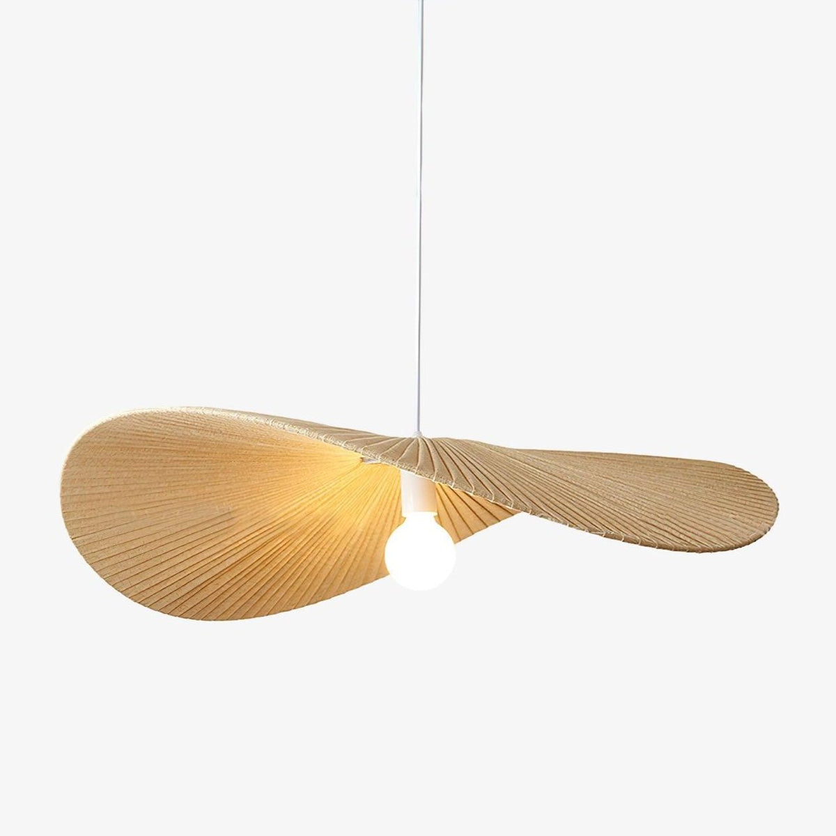 Cedrin Pendelleuchte Wave Natural