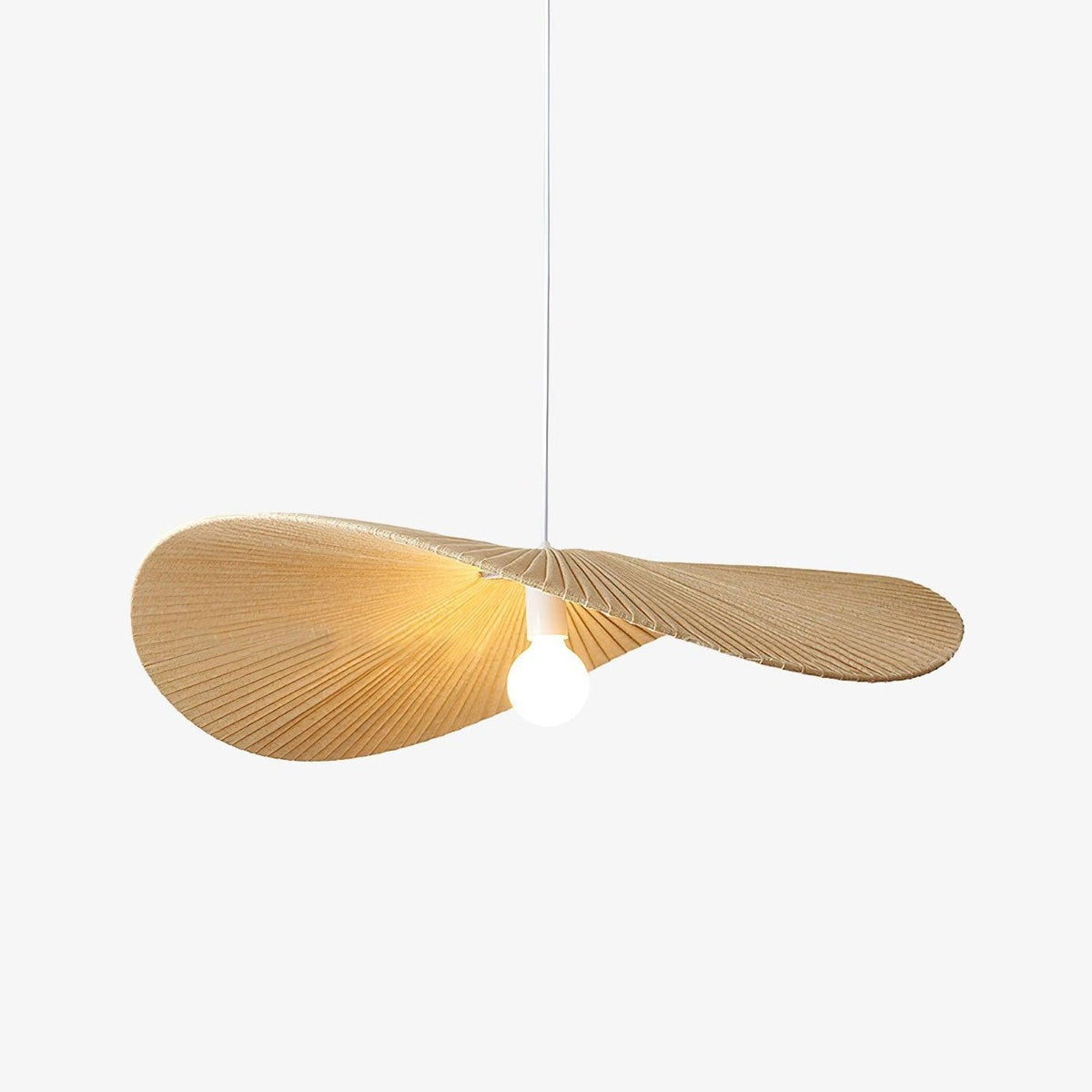 Cedrin Pendelleuchte Wave Natural