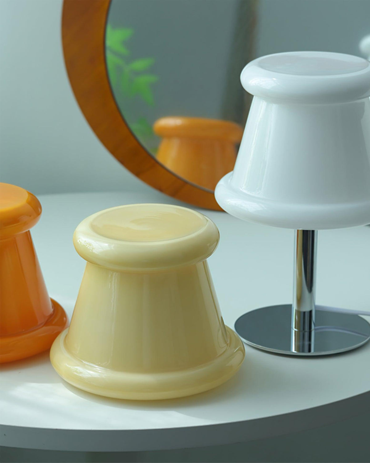 Vodor Retro-Glas-Tischlampe