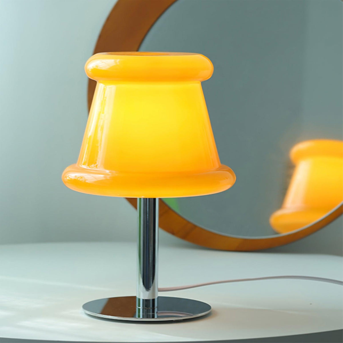 Vodor Retro-Glas-Tischlampe