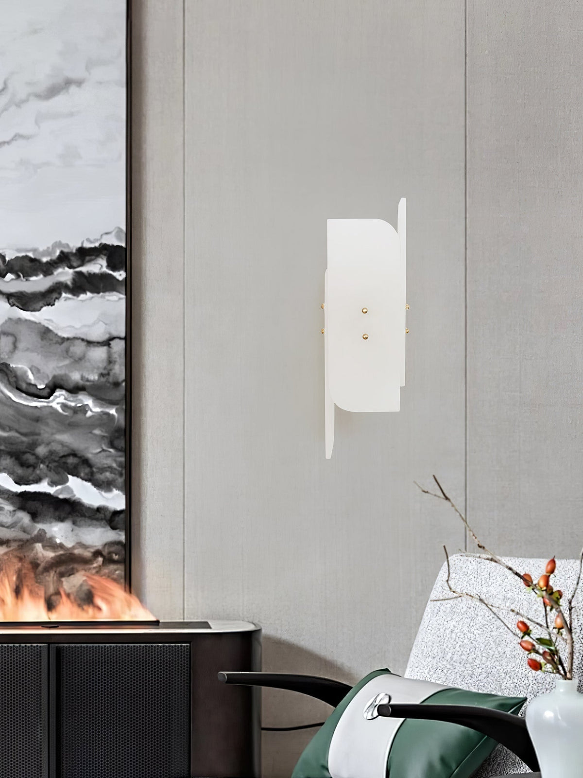 Eiroette Alabaster Wandleuchte