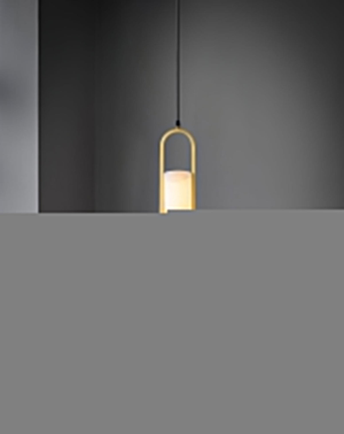 Svala Arch Alabaster Pendelleuchte