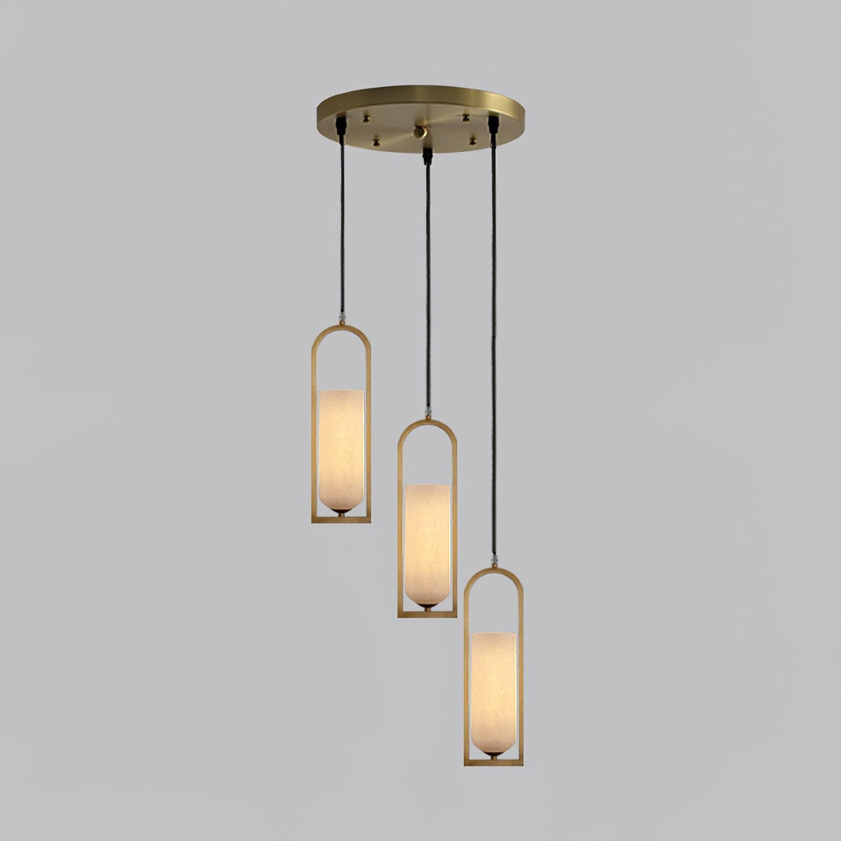 Svala Arch Alabaster Pendelleuchte