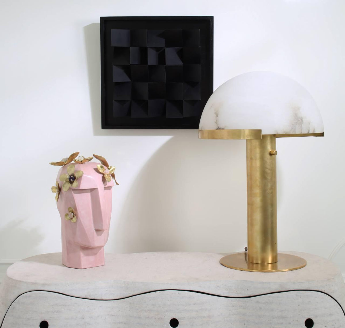 Keir Alabaster-Tischlampe