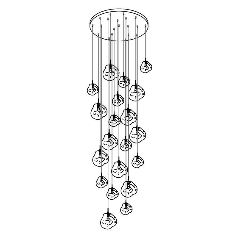 Lumora Pendelleuchte Irregular Cluster Sculptural