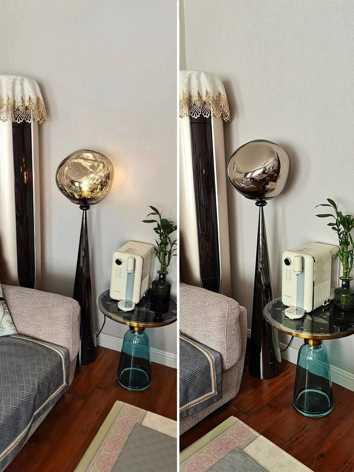 Ovexin Moderne Stehleuchte  Grau