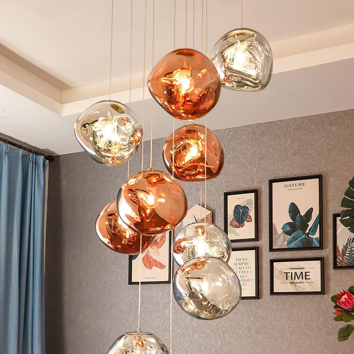 Lumora Pendelleuchte Irregular Cluster Sculptural