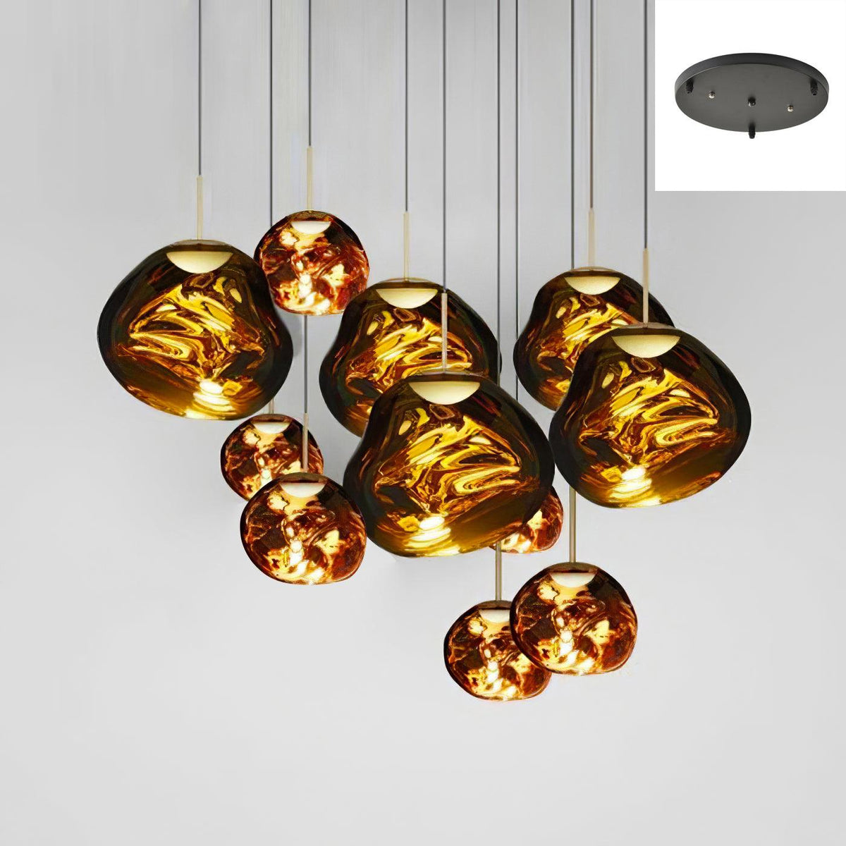 Lumora Pendelleuchte Irregular Cluster Sculptural