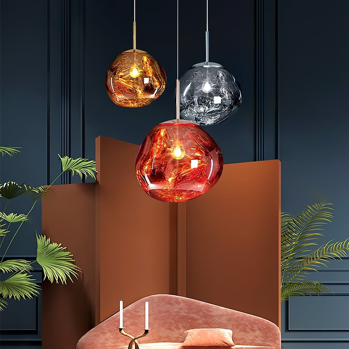 Lumora Pendelleuchte Irregular Cluster Sculptural