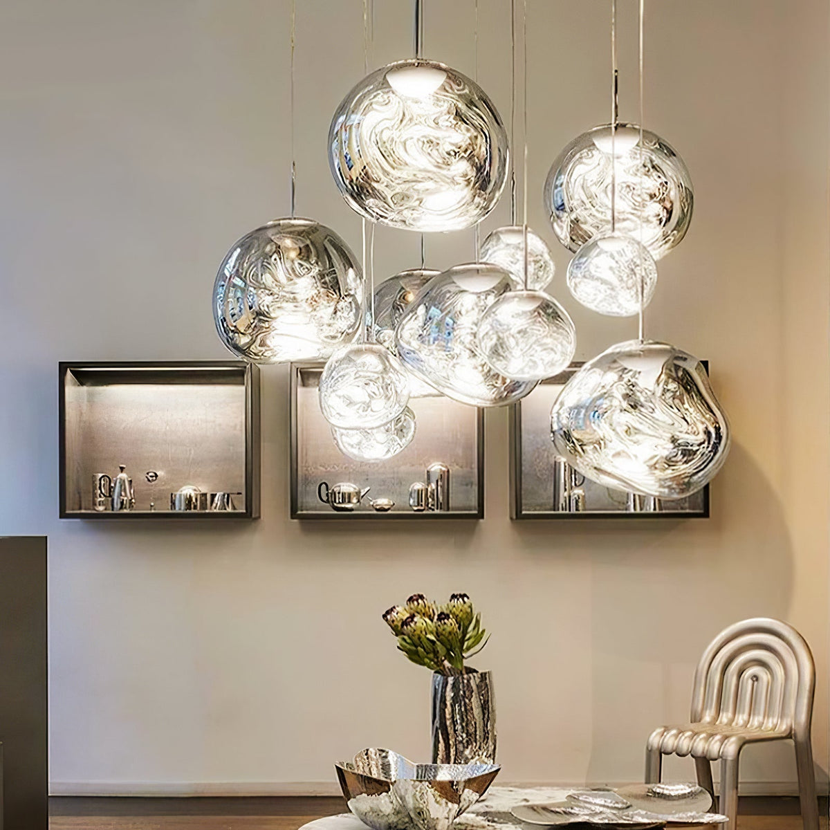 Lumora Pendelleuchte Irregular Cluster Sculptural