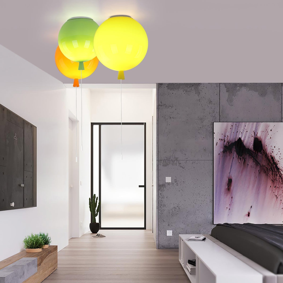 Elaron Pendelleuchte Ballonform Spielhaft Frech