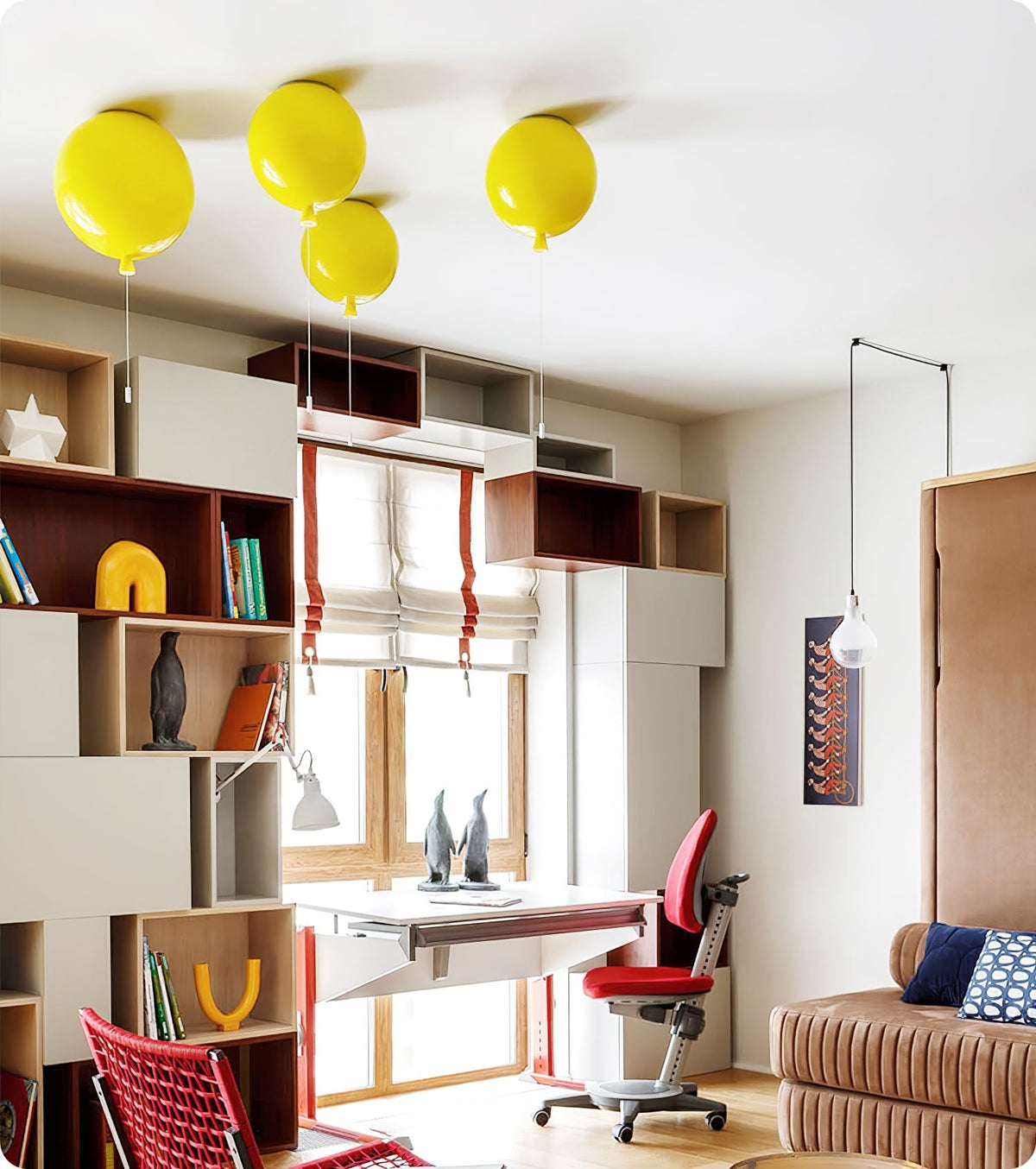 Elaron Pendelleuchte Ballonform Spielhaft Frech