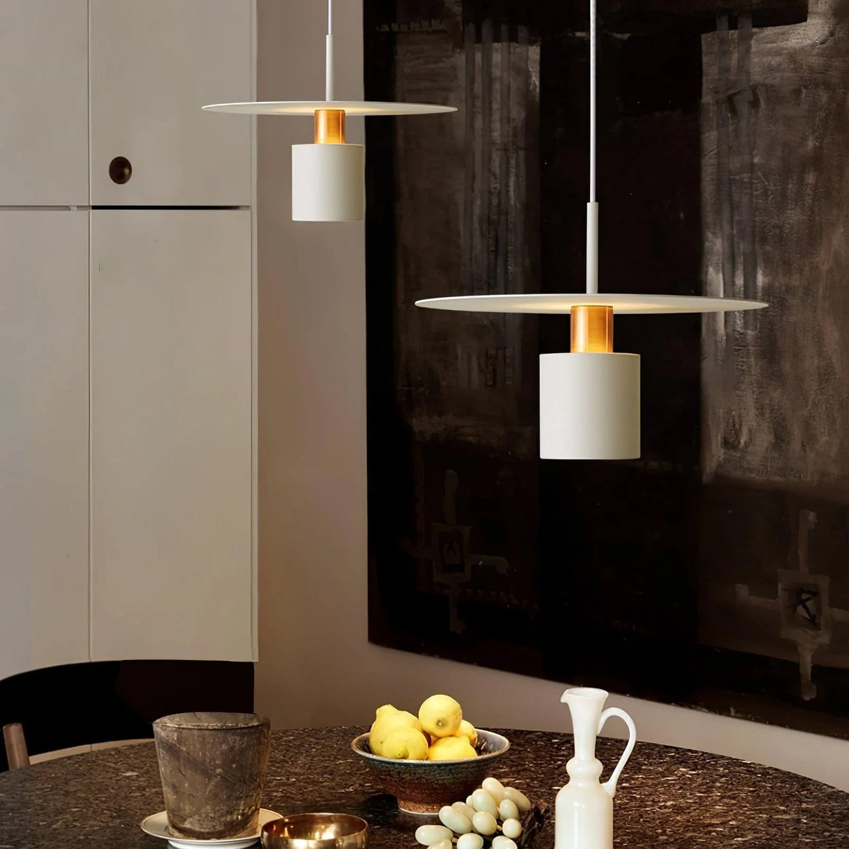 Erixy Pendelleuchte Zylinder Scheibe Industriell