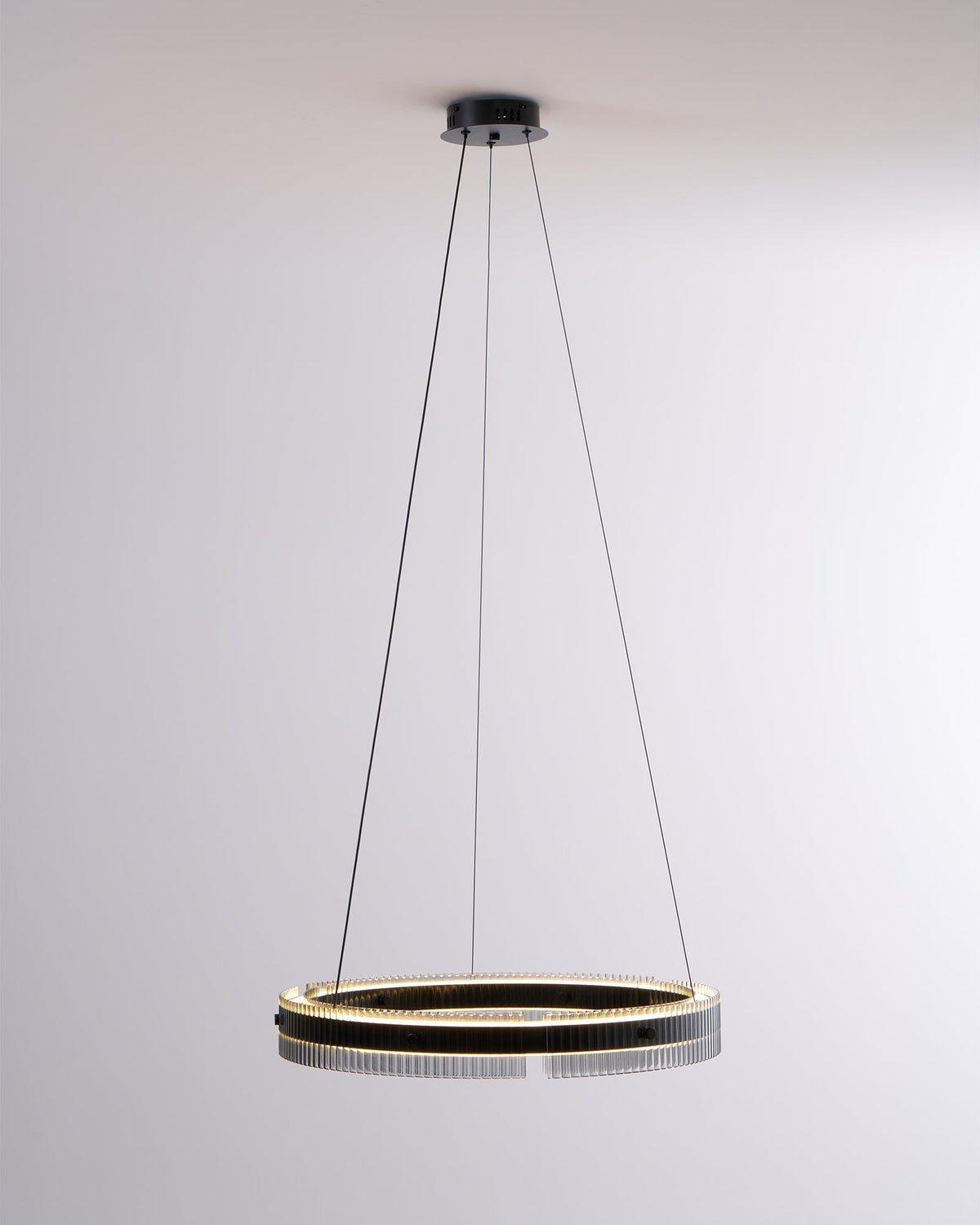 Veliviel Kronleuchter Ring minimalistisch mit LED