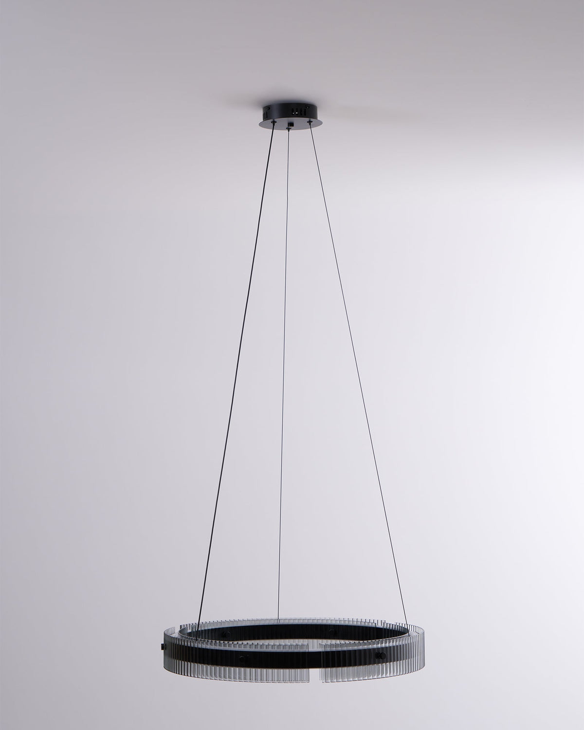 Veliviel Kronleuchter Ring minimalistisch mit LED