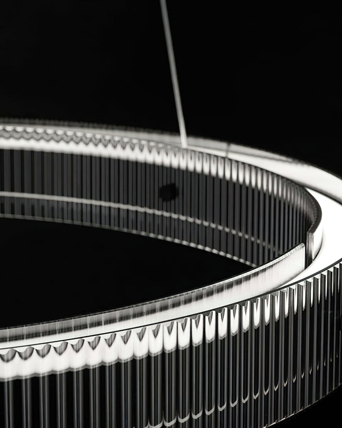 Veliviel Kronleuchter Ring minimalistisch mit LED
