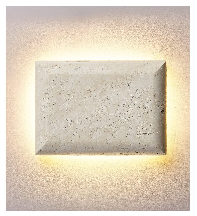 Mesarra Travertin-Wandleuchte