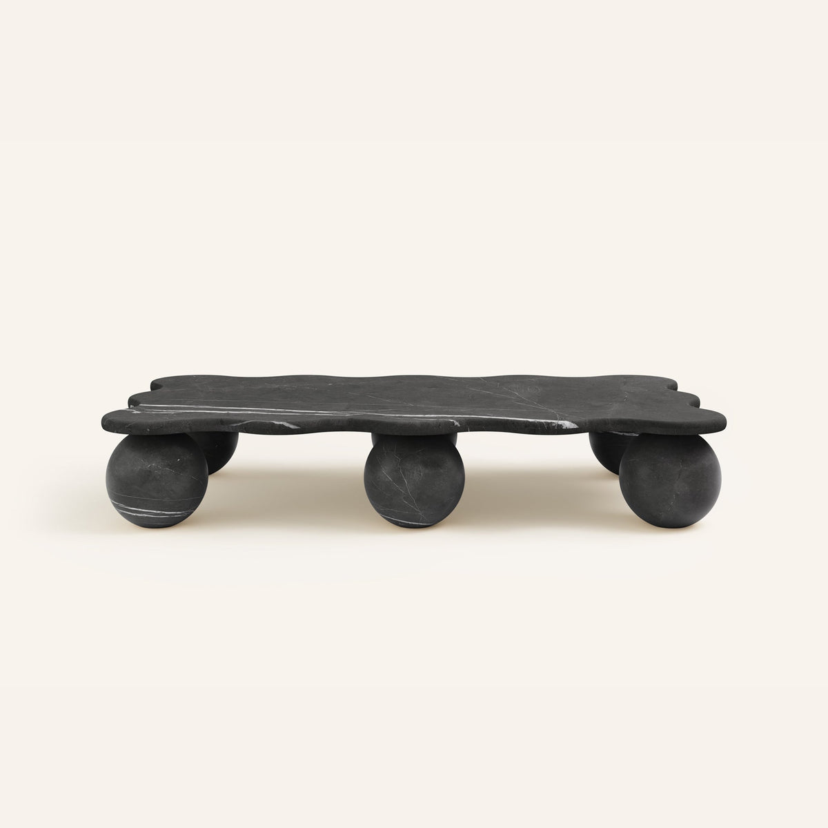Mesa Tischleuchte aus Kieselsteinform