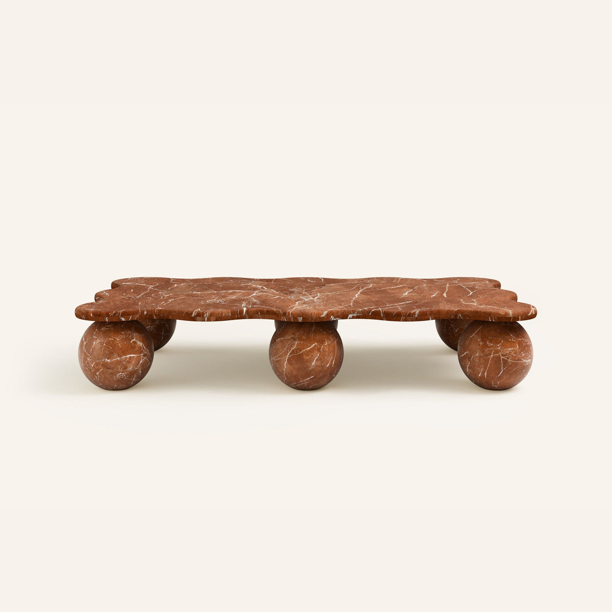 Mesa Tischleuchte aus Kieselsteinform