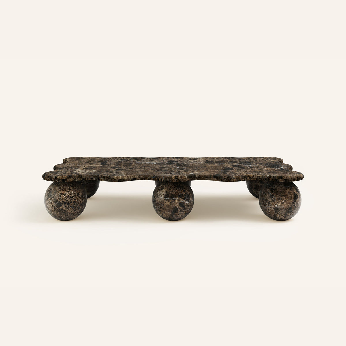Mesa Tischleuchte aus Kieselsteinform
