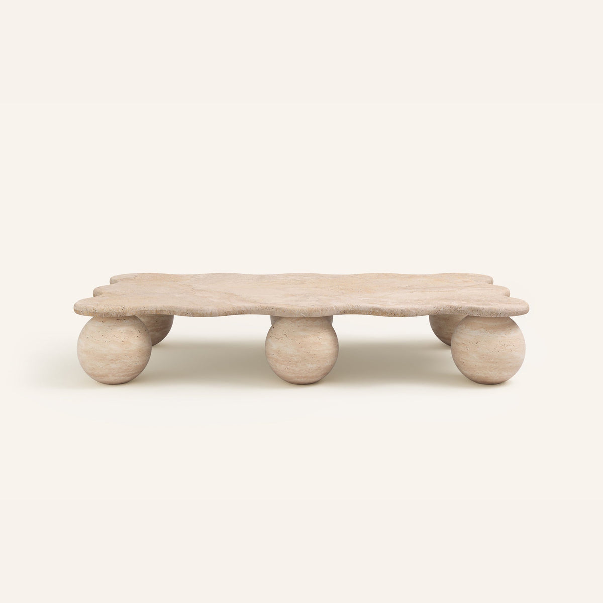 Mesa Tischleuchte aus Kieselsteinform