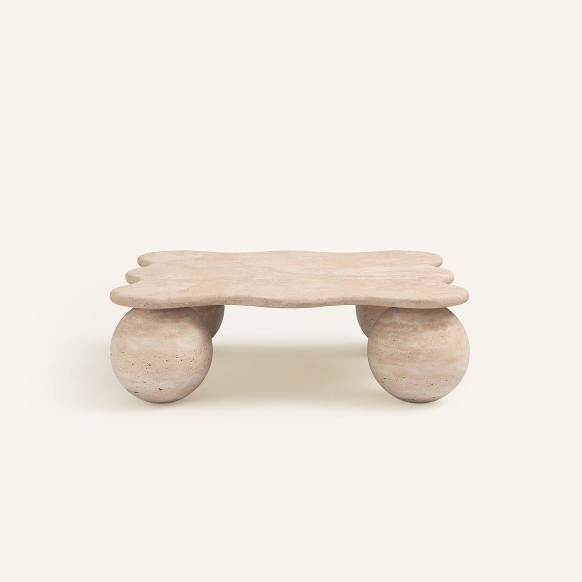 Mesa Tischleuchte aus Kieselsteinform
