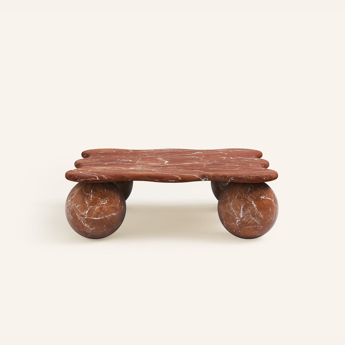 Mesa Tischleuchte aus Kieselsteinform