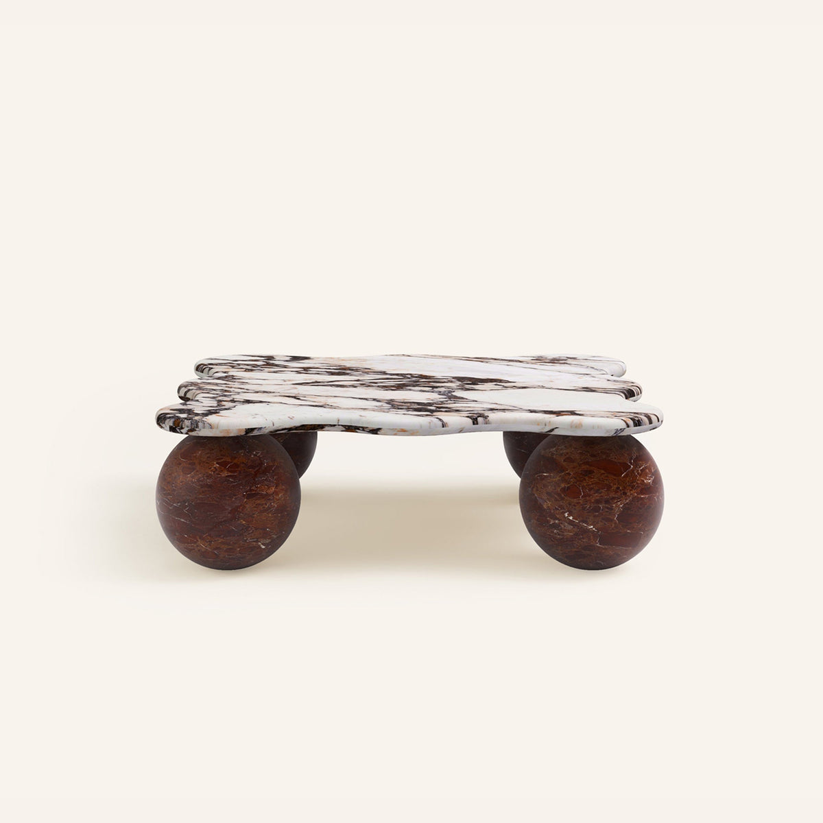 Mesa Tischleuchte aus Kieselsteinform