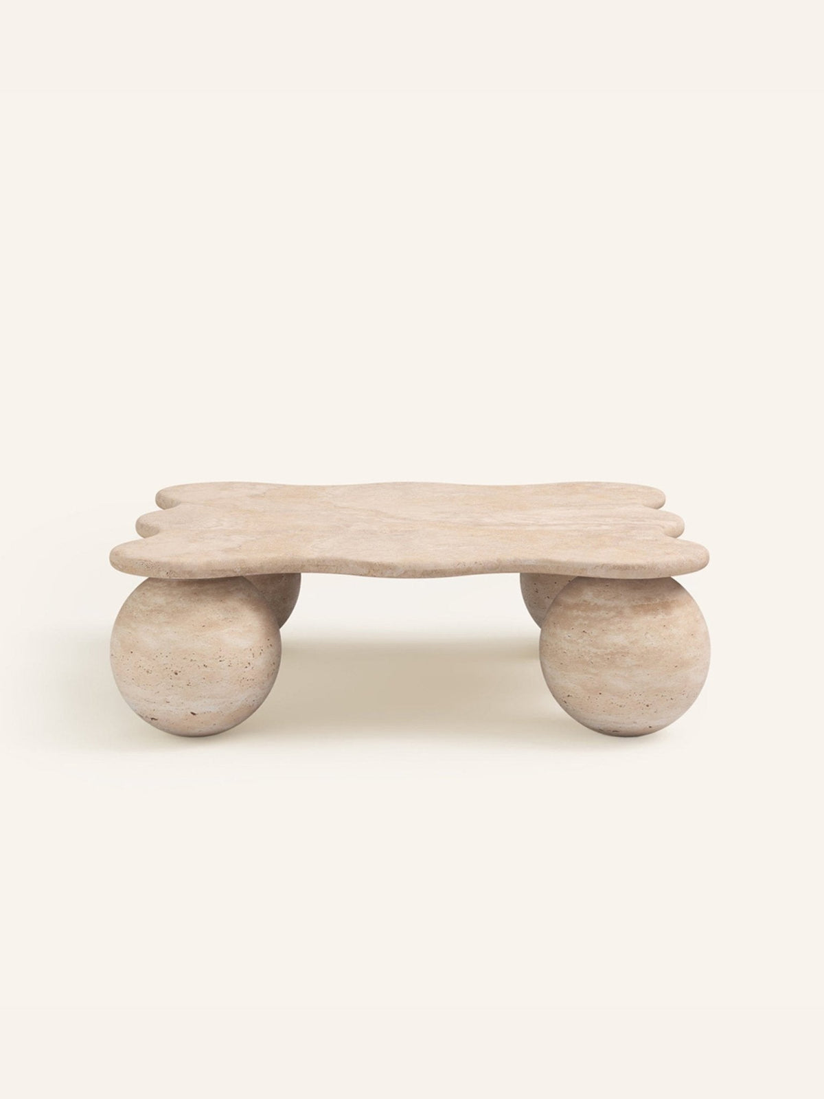 Mesa Tischleuchte aus Kieselsteinform