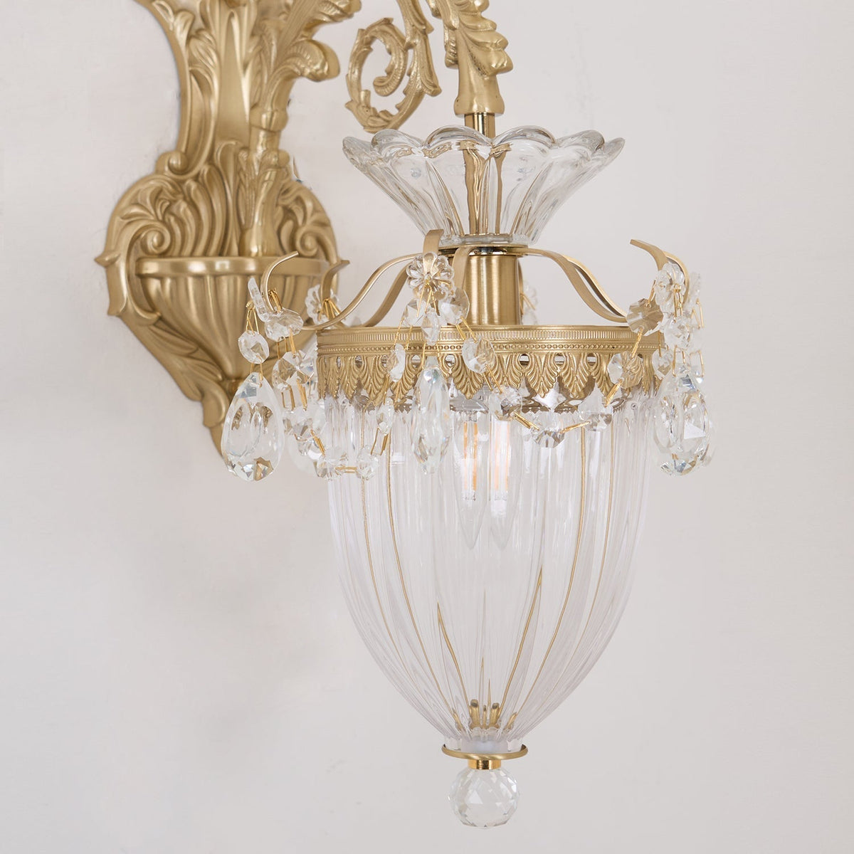 Vireon Wandleuchte Gold Doppel-Wandleuchte modern zeitgenössisch