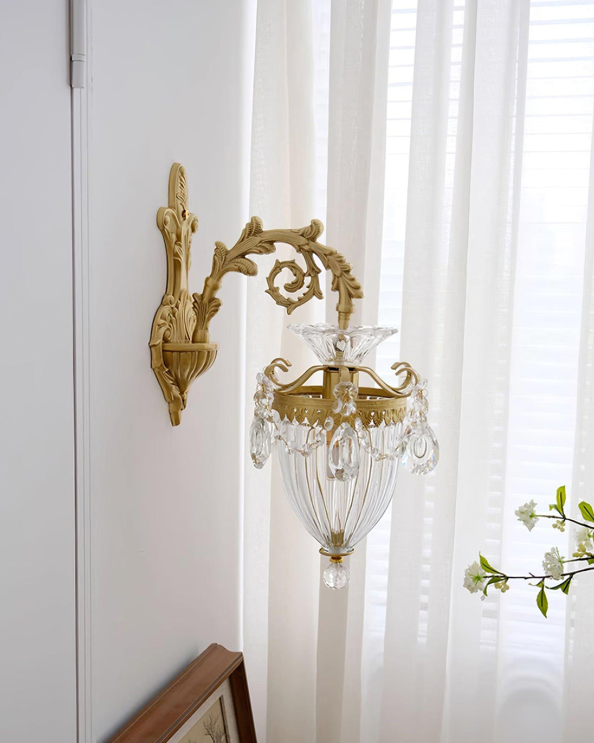 Vireon Wandleuchte Gold Doppel-Wandleuchte modern zeitgenössisch