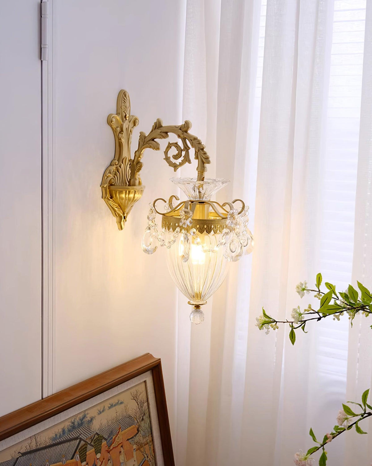 Vireon Wandleuchte Gold Doppel-Wandleuchte modern zeitgenössisch