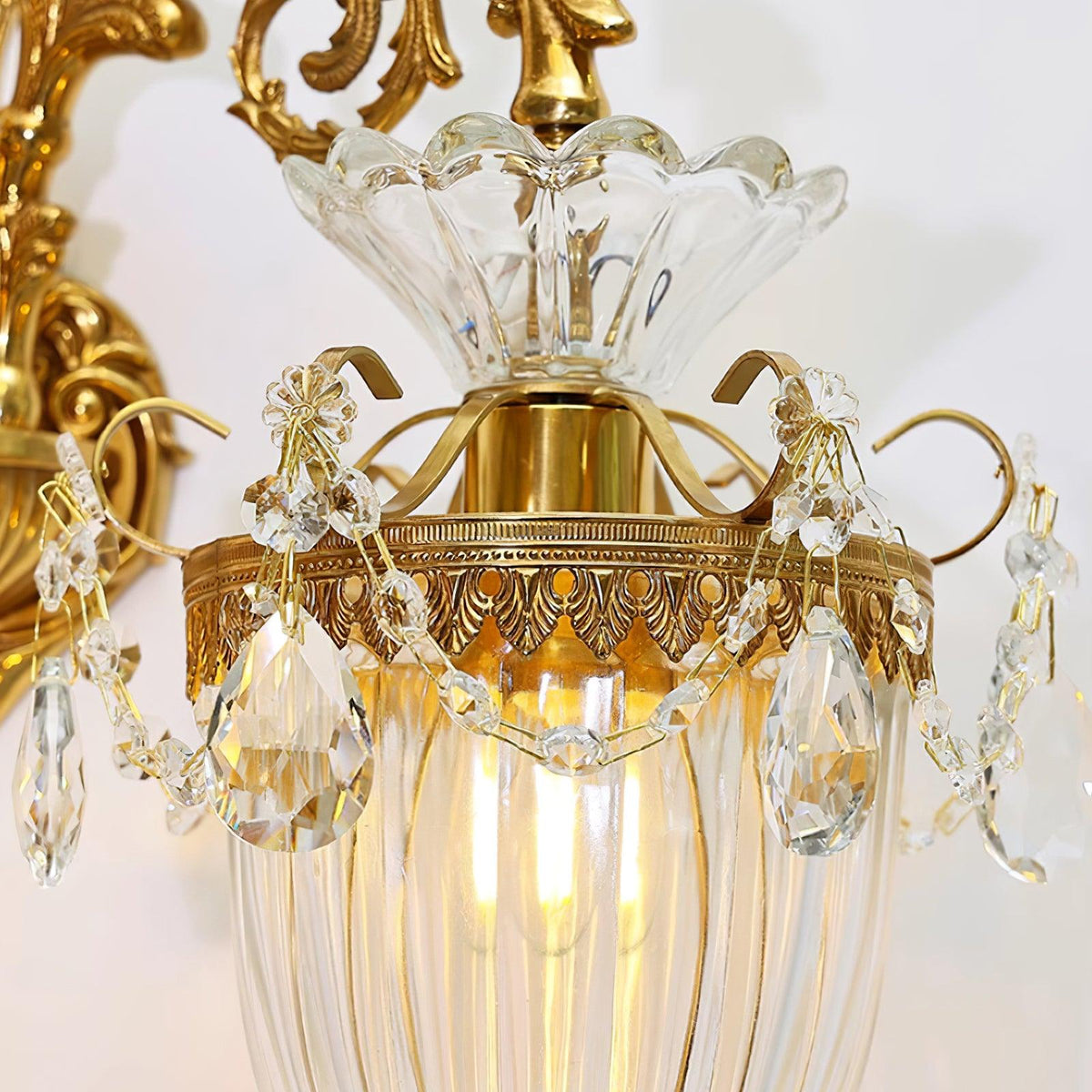 Vireon Wandleuchte Gold Doppel-Wandleuchte modern zeitgenössisch