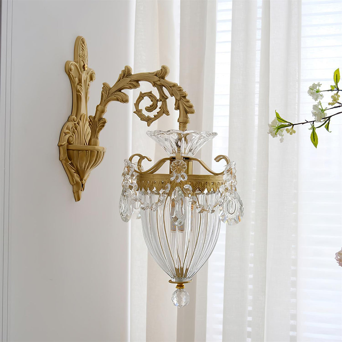 Vireon Wandleuchte Gold Doppel-Wandleuchte modern zeitgenössisch