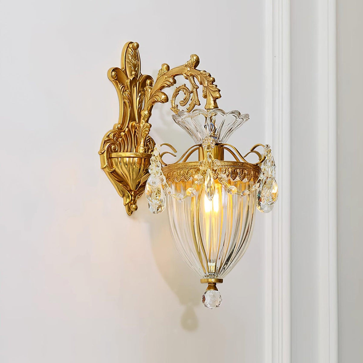 Vireon Wandleuchte Gold Doppel-Wandleuchte modern zeitgenössisch