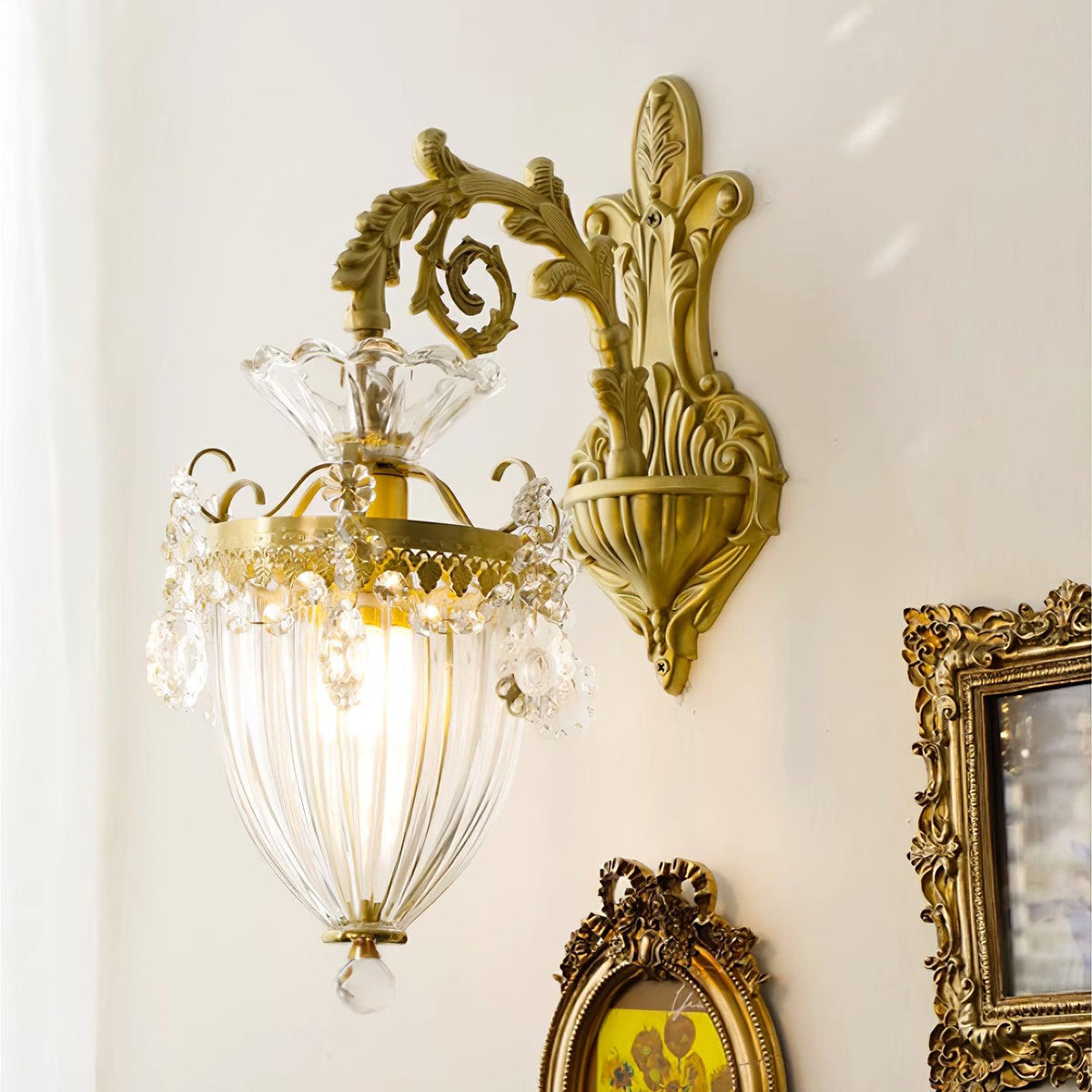 Vireon Wandleuchte Gold Doppel-Wandleuchte modern zeitgenössisch