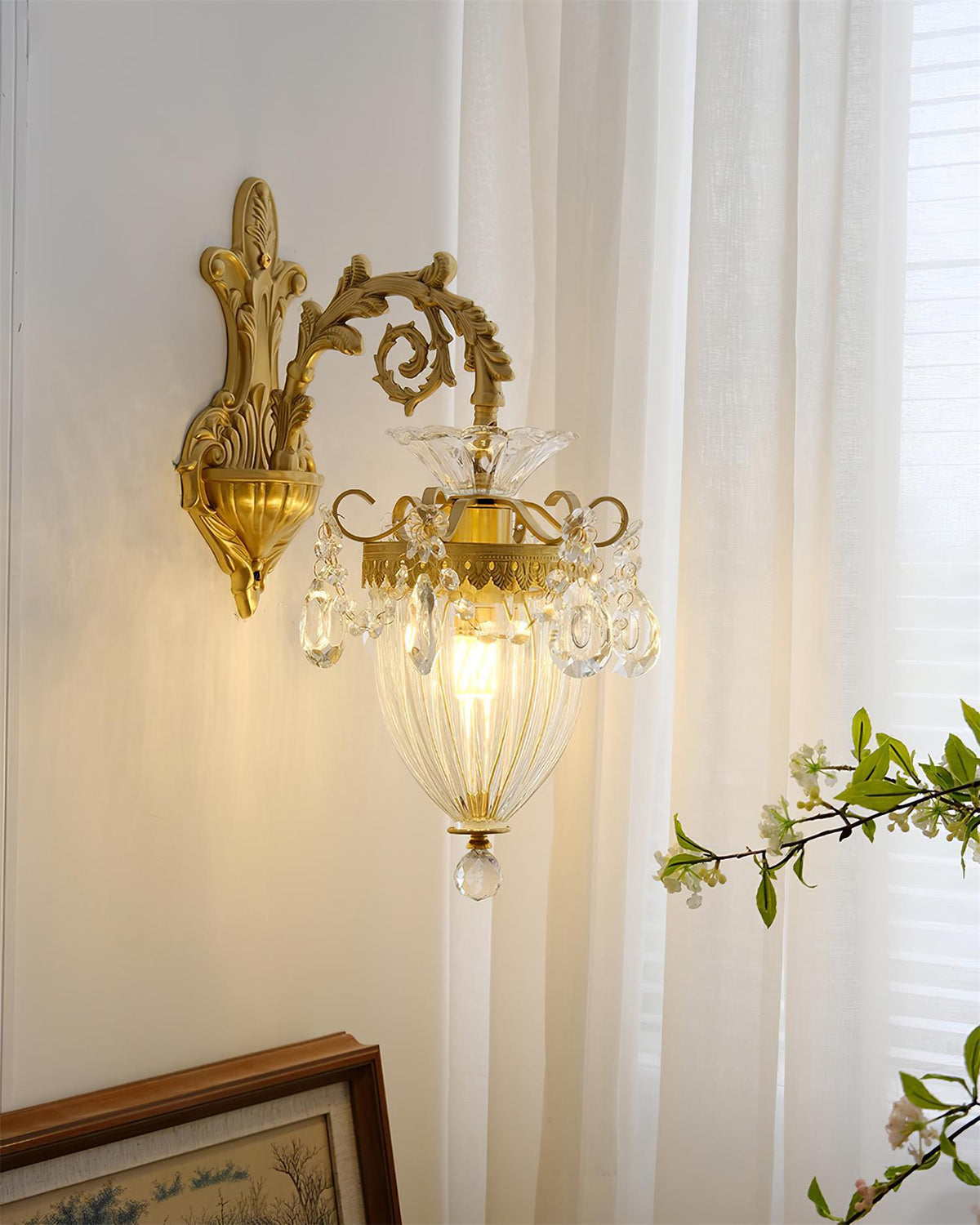 Vireon Wandleuchte Gold Doppel-Wandleuchte modern zeitgenössisch