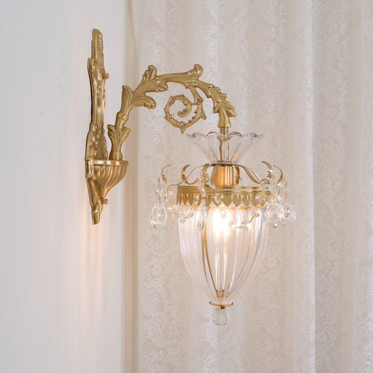 Vireon Wandleuchte Gold Doppel-Wandleuchte modern zeitgenössisch