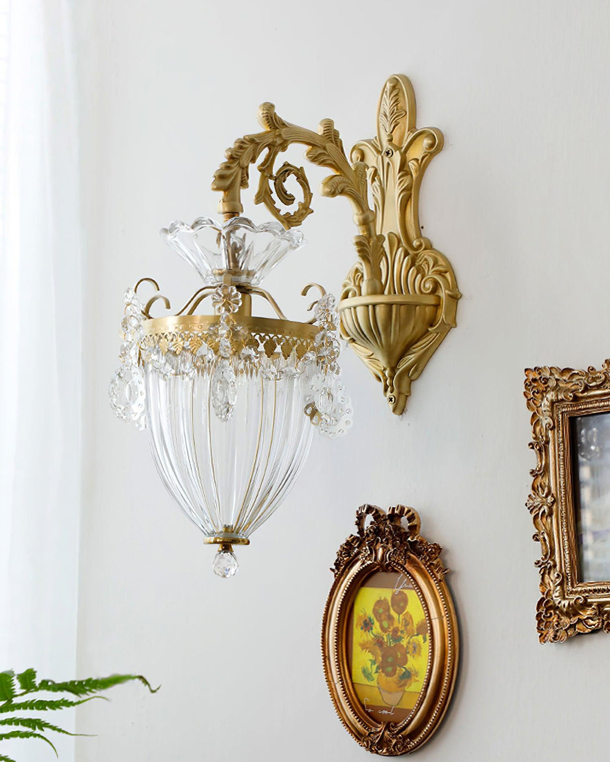 Vireon Wandleuchte Gold Doppel-Wandleuchte modern zeitgenössisch