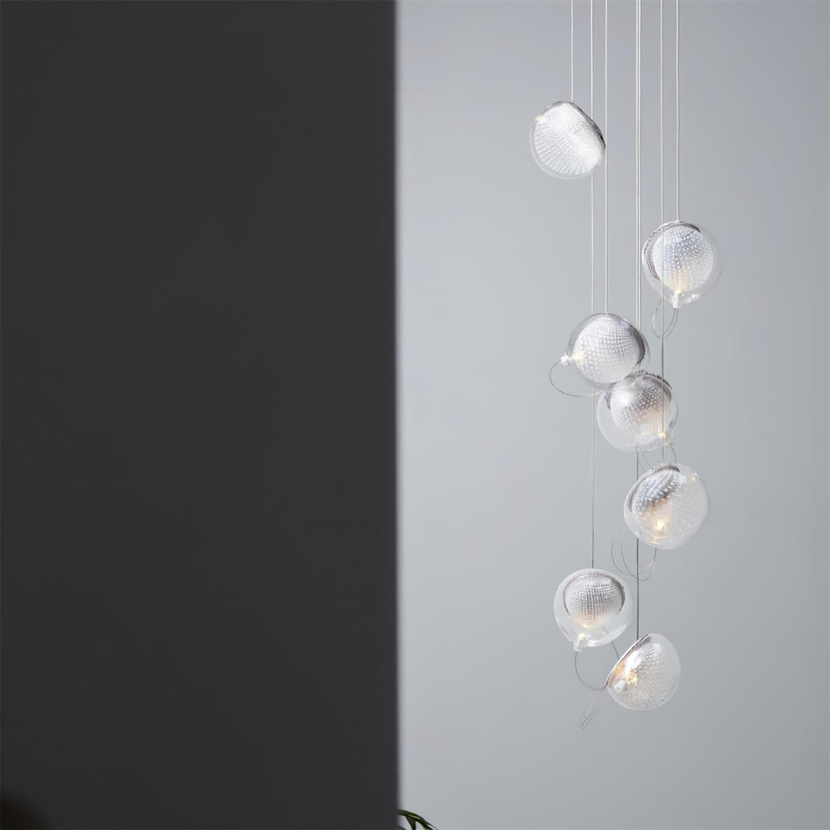 Ario Kunstglas-Pendelleuchte